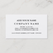 Colorful Abstract Beer Art Visitekaartje (Achterkant)