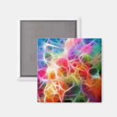Colorful Abstract Bokeh-verlichtingselektriciteit Magneet (Voorkant / Achterkant)