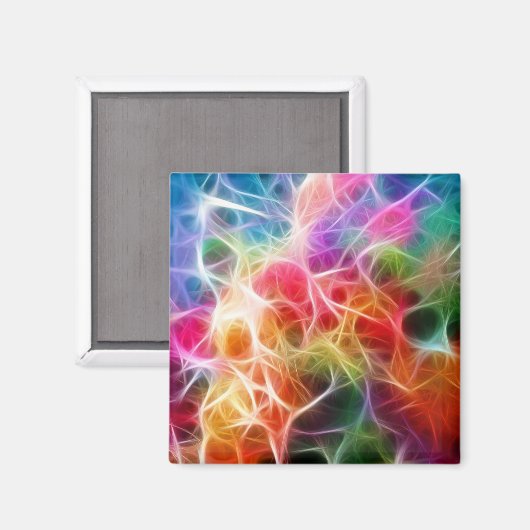 Colorful Abstract Bokeh-verlichtingselektriciteit Magneet (Voorkant / Achterkant)