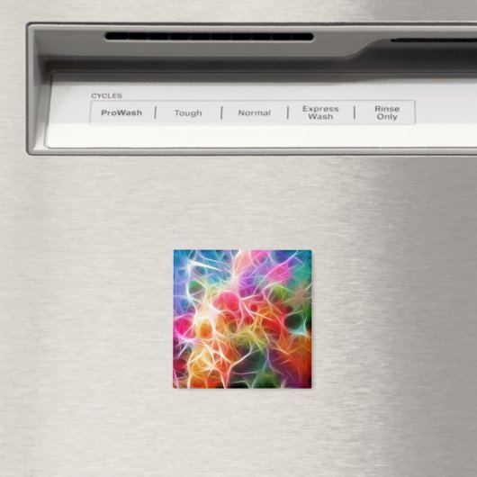 Colorful Abstract Bokeh-verlichtingselektriciteit Magneet (Insitu (Vaatwasser))