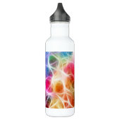 Colorful Abstract Bokeh-verlichtingselektriciteit Waterfles (Links)