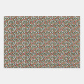 Colorful Abstract Botanical  Inpakpapier Vel (Voorkant 3)