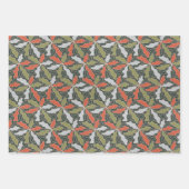 Colorful Abstract Botanical  Inpakpapier Vel (Voorkant 2)