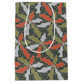 Colorful Abstract Botanical  Medium Cadeauzakje (Voorkant)