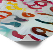 Colorful Abstract Cheetah Poster (Hoek)