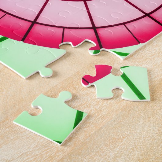 Colorful Abstract Circles Patroon Legpuzzel (Zijkant)