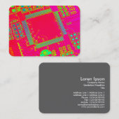 Colorful Abstract circuit Visitekaartje (Voorkant / Achterkant)