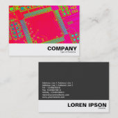 Colorful Abstract circuit Visitekaartje (Voorkant / Achterkant)