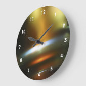Colorful Abstract Clocks Grote Klok (Hoek)