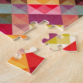 Colorful abstract design legpuzzel (Zijkant)