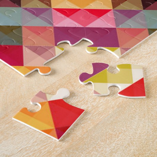 Colorful abstract design legpuzzel (Zijkant)