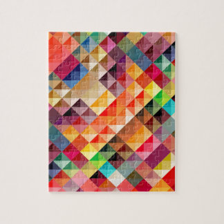 Colorful abstract design legpuzzel