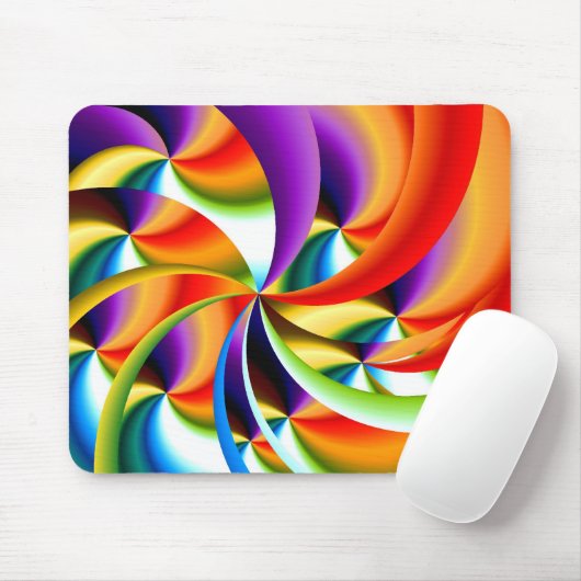 Colorful Abstract Design Mousepad Muismat (Met muis)