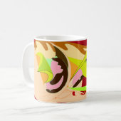 "Colorful Abstract Design Mug" Koffiemok (Voorkant links)
