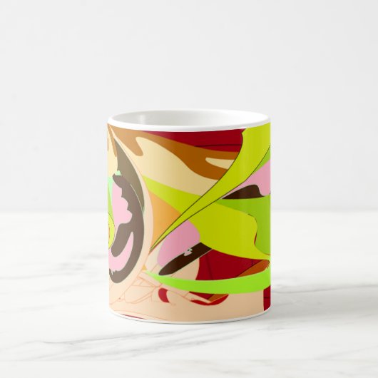"Colorful Abstract Design Mug" Koffiemok (Center)