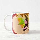 "Colorful Abstract Design Mug" Koffiemok (Links)