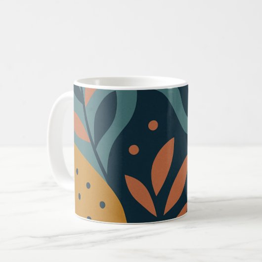 Colorful abstract design mugs koffiemok (Voorkant links)