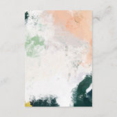 Colorful Abstract Details Enclosure Kaart (Achterkant)