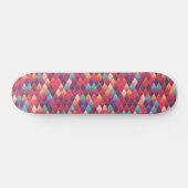 Colorful Abstract Diamonds Persoonlijk Skateboard (Horizontaal)