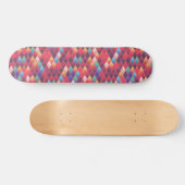Colorful Abstract Diamonds Persoonlijk Skateboard (Horizontaal)