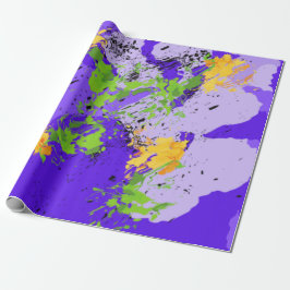Colorful abstract energy wave cadeaupapier