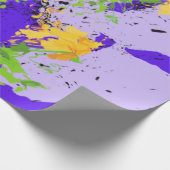 Colorful abstract energy wave cadeaupapier (Hoek)