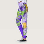 Colorful abstract energy wave leggings (Links)