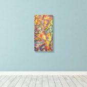 Colorful Abstract Expressionisme Art Canvas Afdruk (Insitu (Houten vloer))