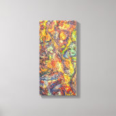 Colorful Abstract Expressionisme Art Canvas Afdruk (Voorkant)