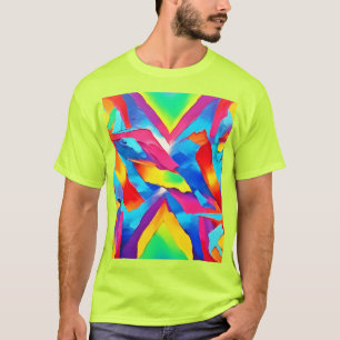 Colorful Abstract Expressionisme Art T-shirt