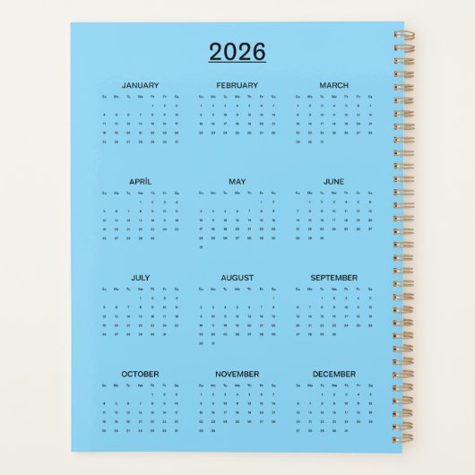 Colorful Abstract Expressionist Cat Art Print" Planner (Achterkant)