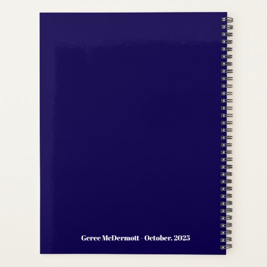 Colorful Abstract Face Planner (Achterkant)