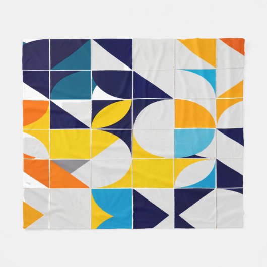Colorful Abstract Fleece Blanket Deken (Voorkant (Horizontaal))