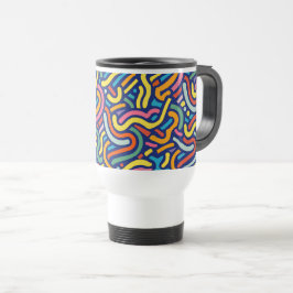 Colorful Abstract Flow Mug Reisbeker