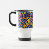 Colorful Abstract Flow Mug Reisbeker (Links)
