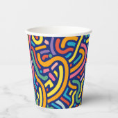 Colorful Abstract Flow Papieren Bekers (Voorkant)