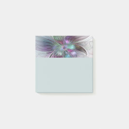 Colorful Abstract Flower Modern Floral Fractal Art Post-it® Notes
