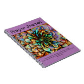 Colorful Abstract Flower Prayer Journal Notitieboek (Rechterzijde)