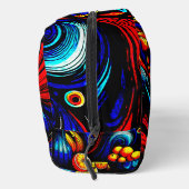 Colorful Abstract Flowers Design Toilettasje (Rechts)