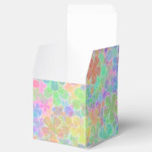 Colorful Abstract Flowers Elegant Moderne Sjabloon Bedankdoosjes (Geopend)