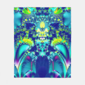 Colorful Abstract fractal Art Fleece Deken (Voorkant)