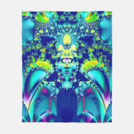 Colorful Abstract fractal Art Fleece Deken