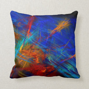 Colorful Abstract fractal Art Kussen
