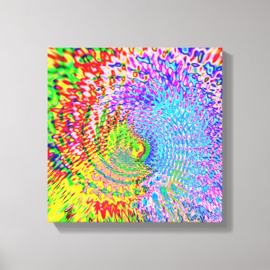 Colorful Abstract Fractal Canvas Afdruk (Voorkant)