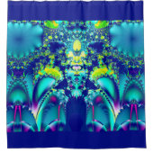 Colorful Abstract Fractal Douchegordijn (Voorkant)