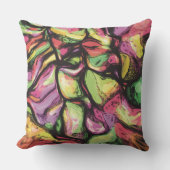 Colorful Abstract Fruity Vibes Patroon Buitenkussen (Voorkant)