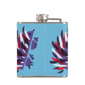 Colorful Abstract Geometric Cute Hedg Heupfles (Achterkant)