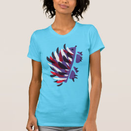 Colorful Abstract Geometric Cute Hedg T-shirt