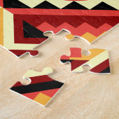 Colorful Abstract Geometric Kaleidoscope Pattern Legpuzzel (Zijkant)