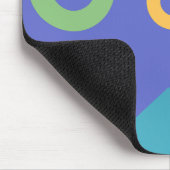 Colorful Abstract Geometric Memphis Style Pattern Muismat (Hoek)